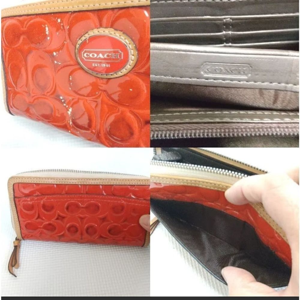 Coach Patent Leather Bifold wallet - Picture 6 of 6